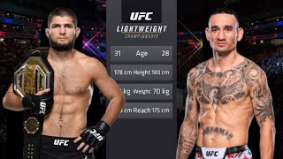 MAX HOLLOWAY vs KHABIB NURMAGOMEDOV  FULL FIGHT  FREE FIGHT  mma ufc [upl. by Nwahsyar]