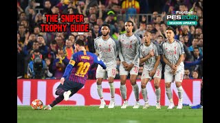 The Sniper Trophy Guide  eFootball PES 2021 Season Update [upl. by Assenal37]