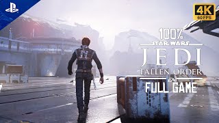 Star Wars Jedi Fallen Order  100 FULL GAME WALKTHROUGH  PS5 4K60 GAMEPLAY  No Commentary [upl. by Hanimay]