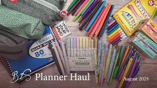 Back to School Planner Haul  August 2024 [upl. by Nosrettap520]