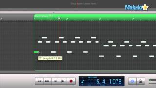 GarageBand Tutorial  Editing MIDI [upl. by Nojed]