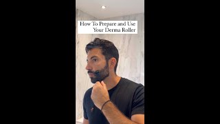 How to properly use a beard roller to help stimulate beard growth [upl. by Clapp]