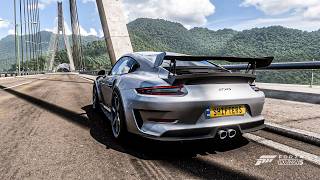 Porsche 911 GT3 RS  Forza Horizon 5 Steering Wheel  Shifter Gameplay forzahorizon5 gaming [upl. by Zerimar554]