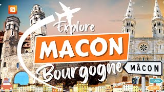 Ville de Mâcon 🌳🏢🔆  Bourgogne Travel Guide  Macon France [upl. by Juster]