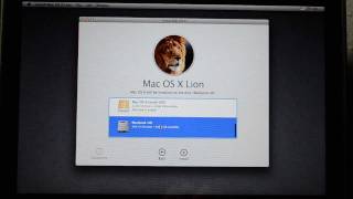 How to mount OS X Lion to a flash drivehard drive and Clean Install Mac OS X Lion [upl. by Dusa]