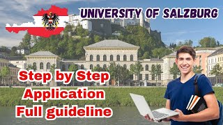 Online Application  University of Salzburg  StepbyStep Full Guideline Bangla Tutorial [upl. by Longan258]