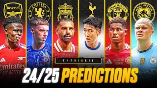 PREMIER LEAGUE 2425 SEASON PREVIEW amp PREDICTIONS  THE BIG 6IX [upl. by Relyks203]