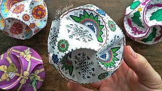 Hattifant  Triskele Paper Globes  CHRISTMAS Snowflake [upl. by Benenson]