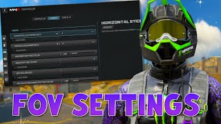 The BEST WARZONE 3 FOV SETTINGS on CONSOLE 🔥 XBOXPS4PS5 [upl. by Ernst]