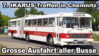 7 IKARUS Treffen in Chemnitz  Grosse IKARUS Ausfahrt [upl. by Sidwohl]