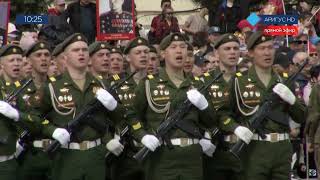 Victory Day 2024 in UlanUde  Russian Anthem [upl. by Hollington]