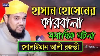 Bangla Waz  Soliman Ali Rojvi  সোলাইমান আলী রজভী  Hasan Hossain Er karbala হাসান হোসেনের কারবালা [upl. by Garrick]