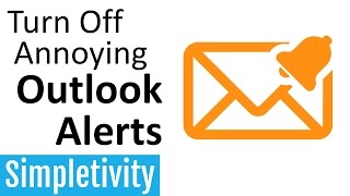 How to Turn Off Outlook Alerts amp Notifications Email Tips [upl. by Illil920]