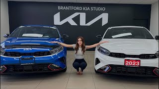 LIVE 2023 KIA Forte GTLine VS GTLimited  Two Top Trims Compared [upl. by Iasi945]