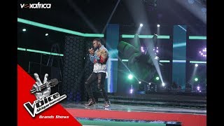 Fulbert quotLove On The Brainquot de Rihana l Les Grands Shows l The Voice Afrique 2018 [upl. by Eidod]