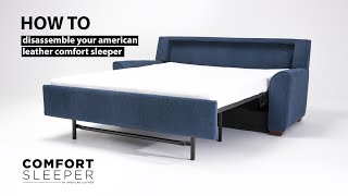 How To Disassemble American Leather Comfort Sleeper [upl. by Nica]