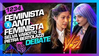 DEBATE FEMINISMO PIETRA BERTOLAZZI X SELVA ESPECTRO CINZA  Inteligência Ltda Podcast 1234 [upl. by Lucina236]