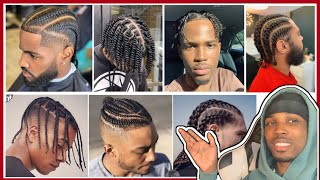 best braided hairstyles for men [upl. by Enialem]