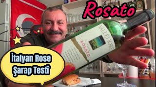 VALLEFIORE VINO ROSATO İTALYAN ROSE ŞARAP TESTİ NERELLOSANGİOVESE KUPAJI Stok video [upl. by Mcknight399]