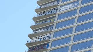 Graffiti Towers Oceanwide Plaza Billion  Downtown LA Los Angeles California USA August 14 2024 [upl. by Barnabe]