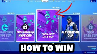 How To WIN The TRIOS OPEN HYPE CUP GET TOP 1  1000 HYPE [upl. by Esalb]