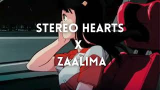 Stereo Hearts X Zaalima  Slowed  BassBoosted [upl. by Brewster]