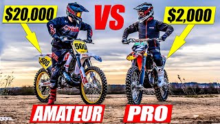 Pro on 2000 Bike vs Amateur on 20000 Bike [upl. by Durstin97]