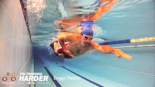 Tri Training Harder Swim Drills  Doggy Paddle [upl. by Landry]