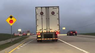 I20 blocked at dawn just W of Ruston Louisiana so traffic rerouted 0638 hrs Tue 17 Sept 2024 [upl. by Isyak]