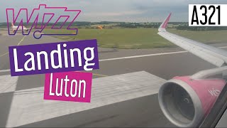 Wizz Air A321 Landing at Luton Airport [upl. by Jean]