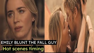 The Fall Guy hot scenes timing  Emily Blunt hot scenes  Fall guy kiss  Emily blunt kiss gall guy [upl. by Nonrev]