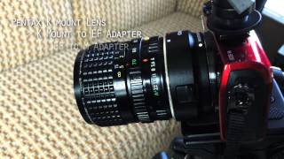 How to Use Old Lenses on Your EOS M Body Wrench 4 Custom Function 7 [upl. by Hsuk]