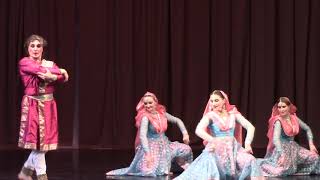 Kathak Dance Shuddh Nritya  Taal Ektaal  Theatre of Indian Dance  Tarang  Moscow Russia [upl. by Idnew]