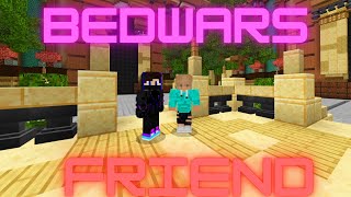 i playing bedwars with friend bedwarsminecraft bedwars bedwarsbedwars minecraft [upl. by Pascia586]