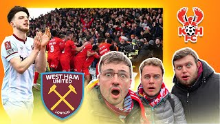 FA Cup HEARTBREAK Kidderminster Harriers vs West Ham United  Cup Run  Episode VIII [upl. by Urbas]