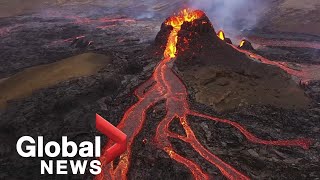 Amazing up close footage of Lava entering the ocean [upl. by Abernon]