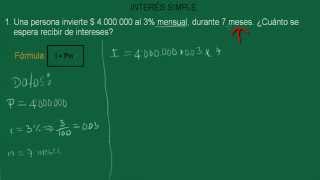 1 Interés simple ejercicios resueltos [upl. by Dieter]