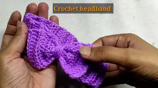 Crochet Headband Learn How To Crochet HairbandHeadband Step By Step Tutorial [upl. by Lerual115]