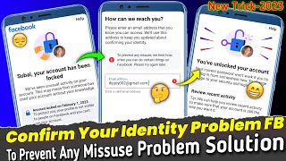 Confirm Your Identity Problem Facebook  To Prevent Any Misuse We Limit How  How can we reach you [upl. by Calise353]