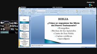 BIBLIA  Clase 03  División del canon bíblico y Libros del Nuevo Testamento 10022021 [upl. by Gerty]