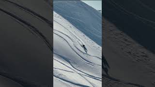 Zerokay Carving Through Powder wintergear skiing skigear mountains [upl. by Lurline788]