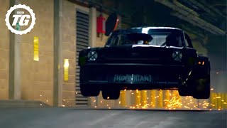 Ken Block Drifts London – EXTENDED Directors Cut  Top Gear  BBC [upl. by Waal889]