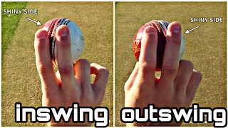 Swing bowling tips  Inswing And Outswing Bowling tips 😮 [upl. by Maribel]