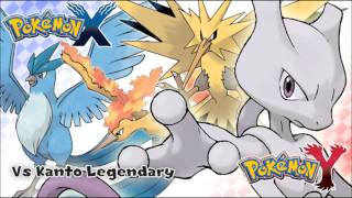 Pokémon XY  Kanto Legendary Battle Music HQ [upl. by Itoyj]