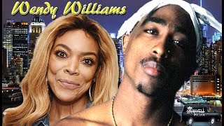 WENDY WILLIAMS GETS MAD OVER TUPAC QUESTIONS AND WALKS OUT OF A INTERVIEW [upl. by Nolyag]