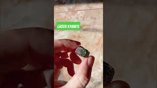 Green Kyanite natural no treatment [upl. by Aleacin312]