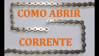 Como abrir a corrente da bike [upl. by Aciria]