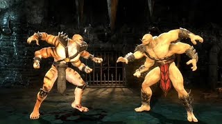 Kintaro vs Goro Expert  Mortal Kombat 9 [upl. by Sartin]