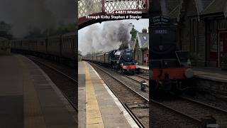 44871 charges through Kirkby Stephen  Steam [upl. by Adnola321]