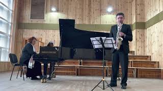 Eugene Bozza  Aria for Saxophone and Piano [upl. by Irroc]